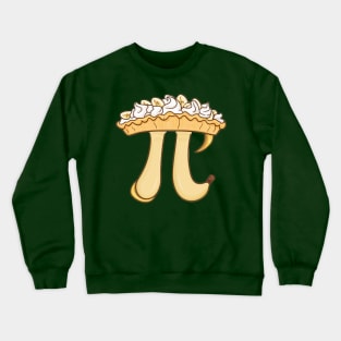 Banana Cream Pie Pi Day Crewneck Sweatshirt